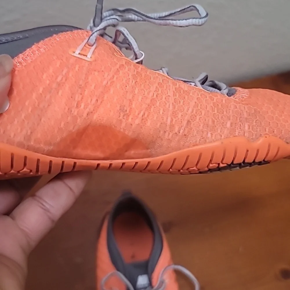 Nike Free Trainer 3.0 V3 Shoes Womens 7.5 Orange‎ Gray 641530-801 Athletic Gym